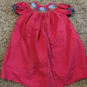 Smocked Snail Dress